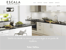 Tablet Screenshot of escalacocinas.com